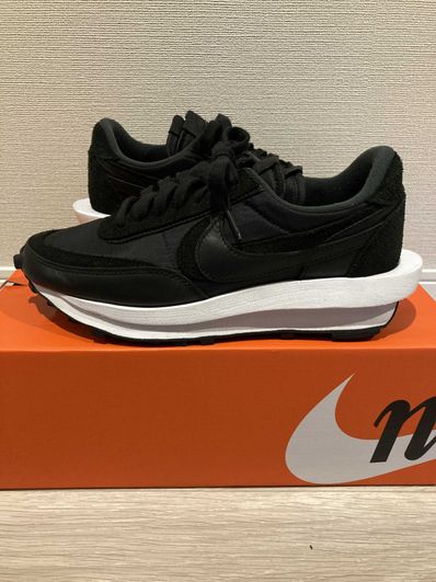 sacai × Nike LDV Waffle "Triple Black"