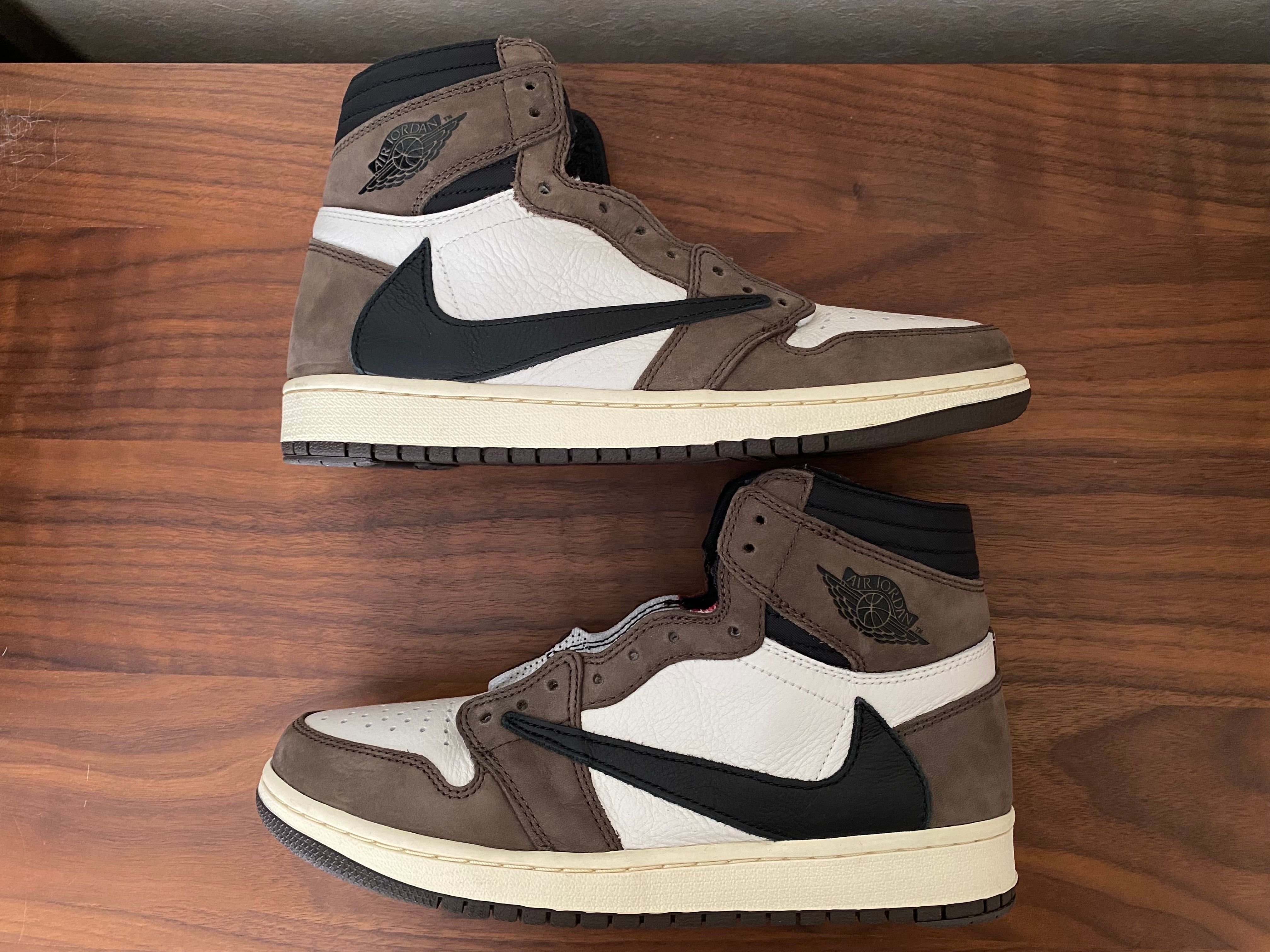 Travis Scott × Nike Air Jordan 1 Retro High OG TS SP "Sail/Dark Mocha"