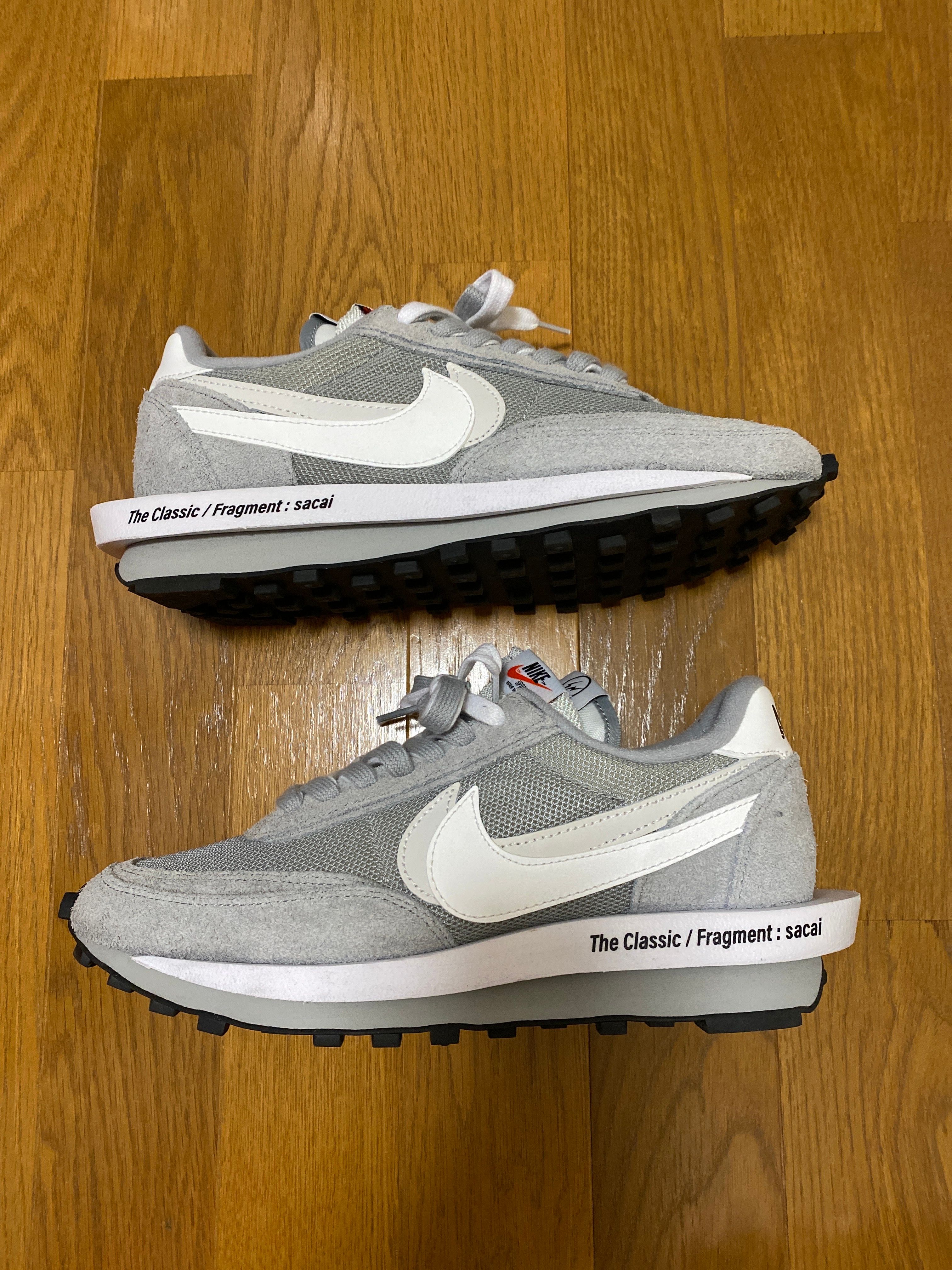Fragment × sacai × Nike LD Waffle "Light Smoke Grey"
