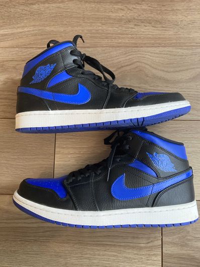 Nike Air Jordan 1 Mid "Black/Blue"