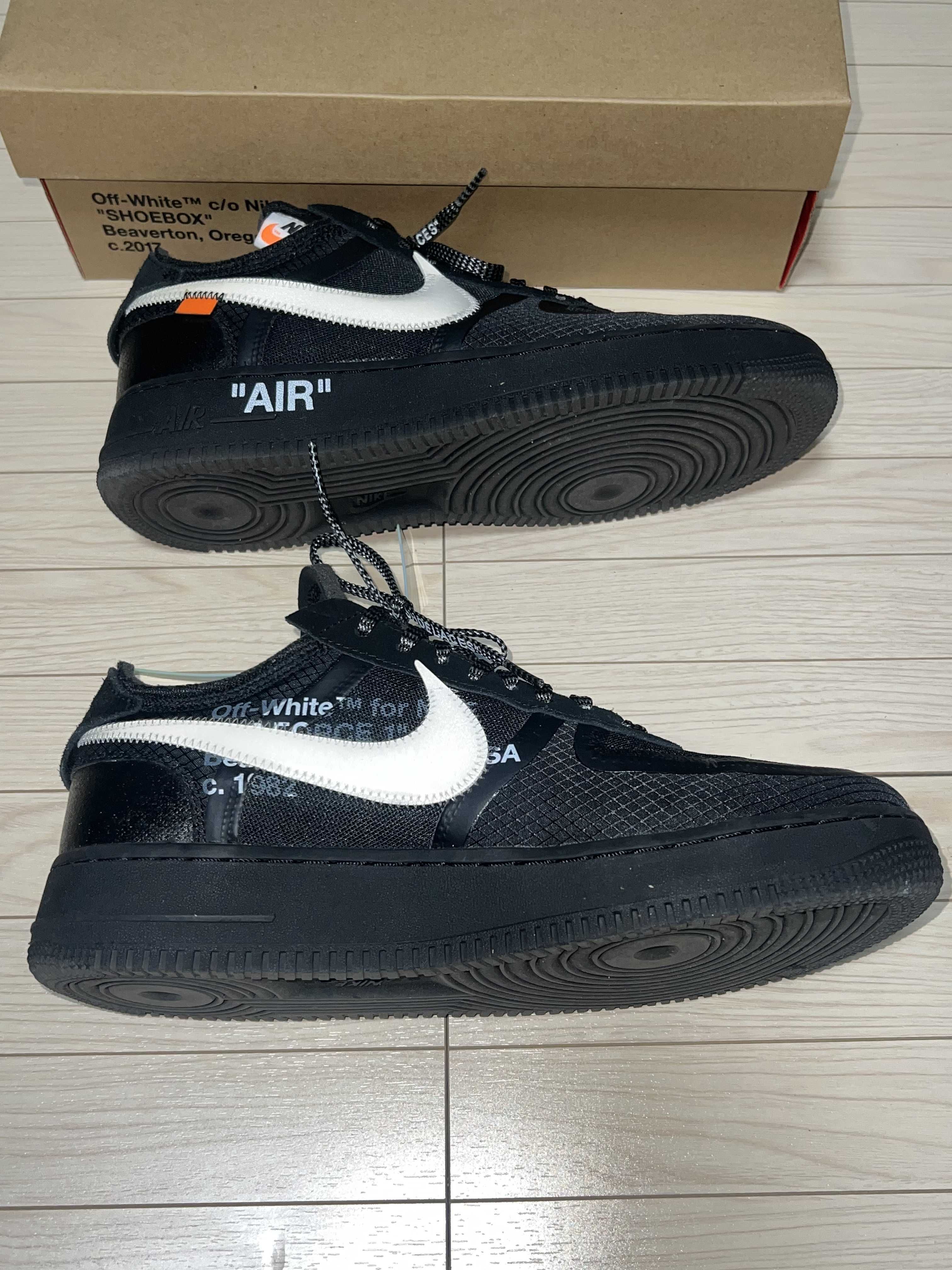 Off-White × Nike Air Force 1 Low "Black"