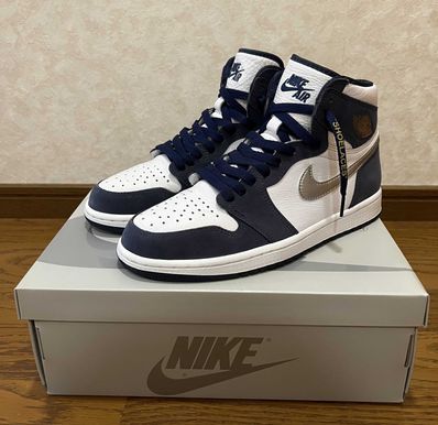 Nike Air Jordan 1 High OG CO.JP "White/Midnight Navy" (2020)(ブリーフケースなし)
