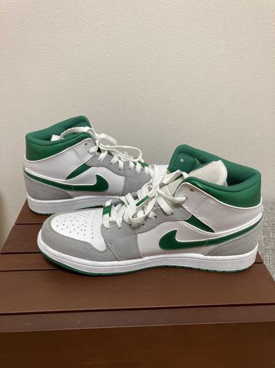 Nike Air Jordan 1 Mid "Green Grey White"