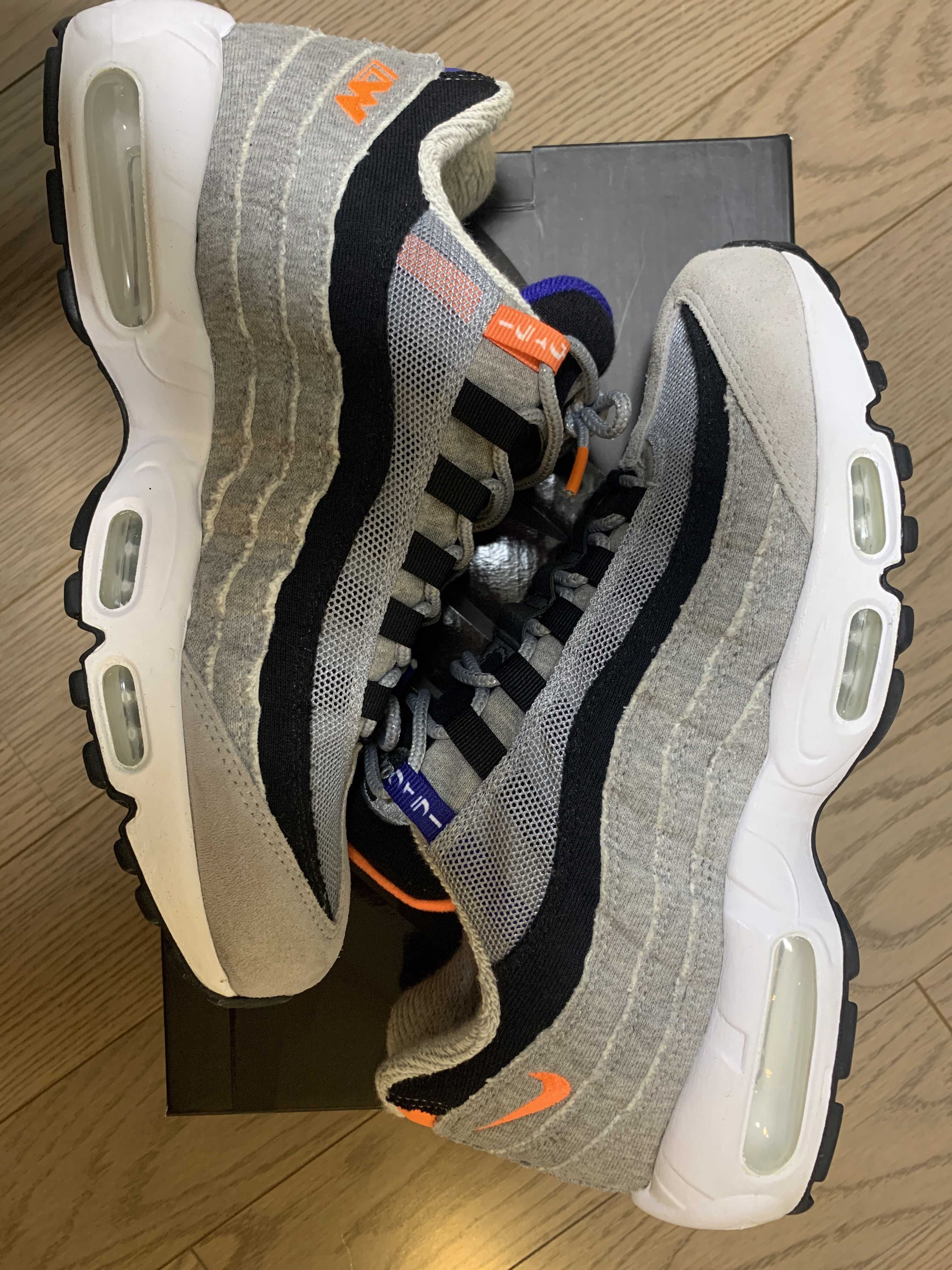 Loopwheeler × Nike Air Max 95 "Wolf Grey"