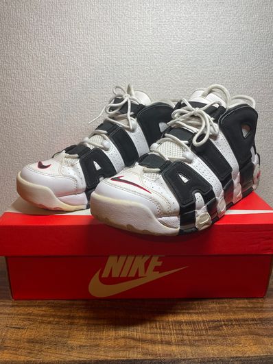Nike Air More up Tempo "White/Black/University Red"(~2018)