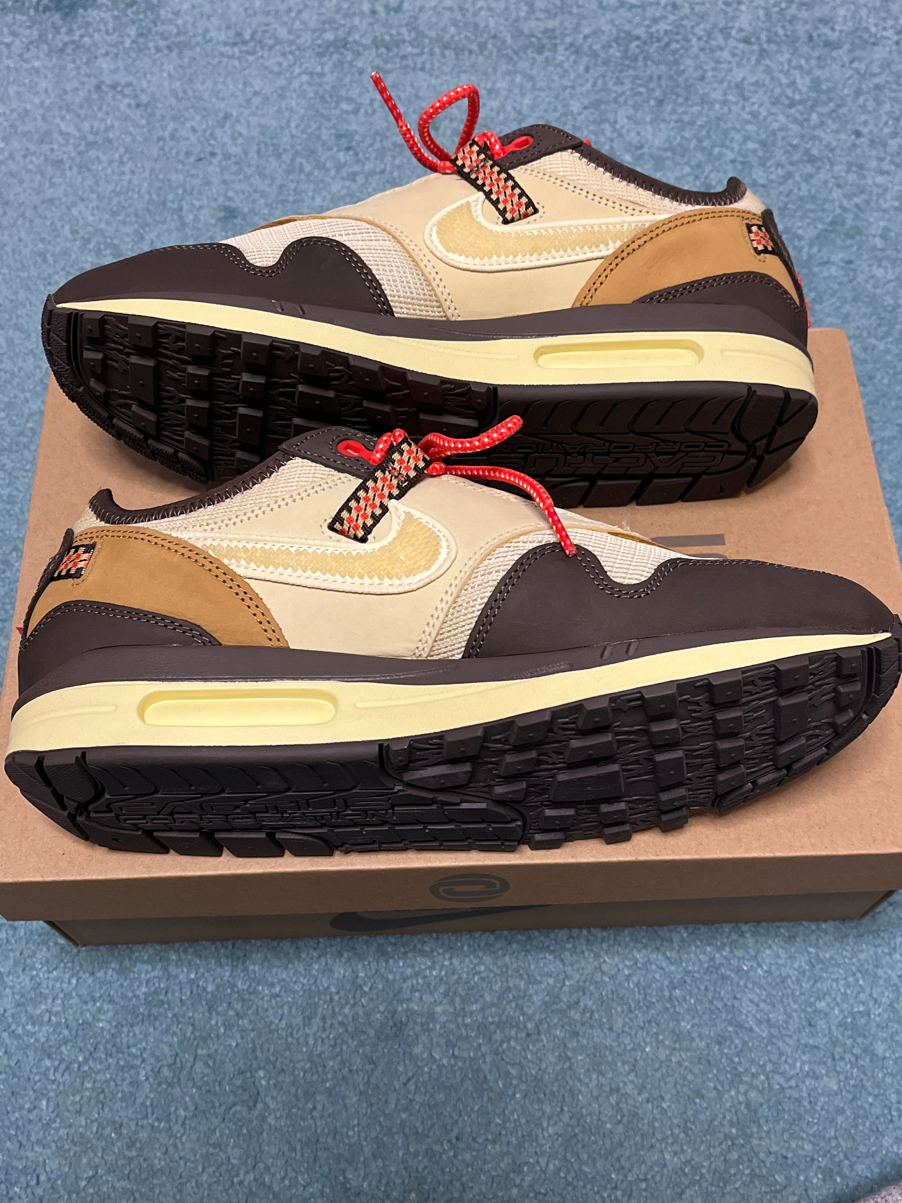 Travis Scott × Nike Air Max 1 "CACT.US Brown"