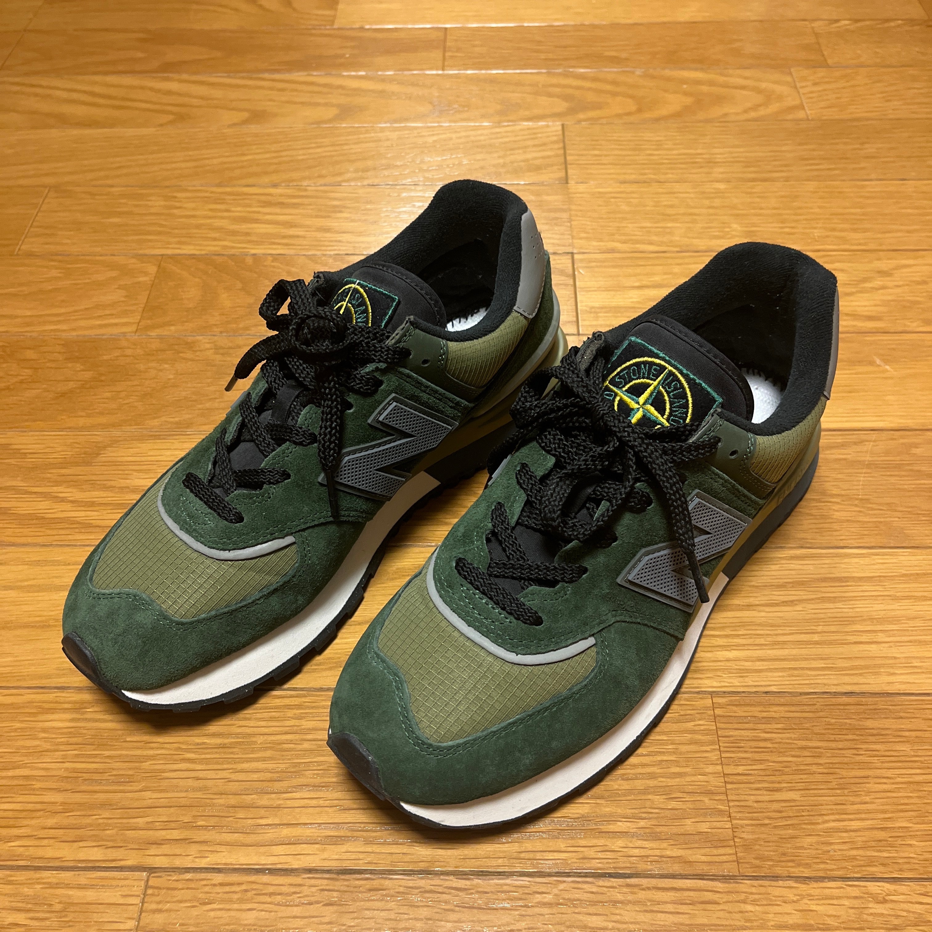 Stone Island × New Balance 574 Legacy "Dark Green"