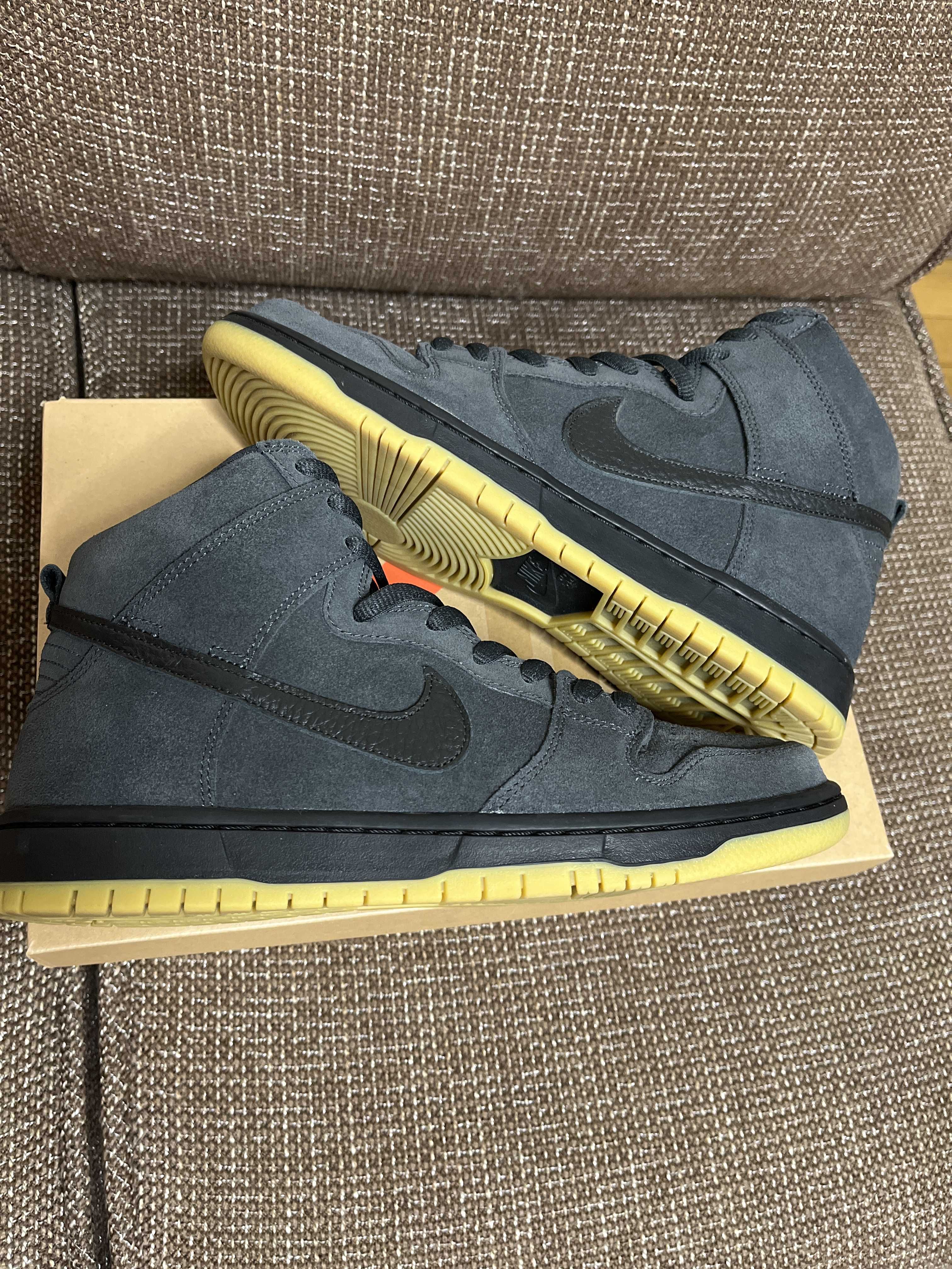 Nike SB Dunk High Orange Label "Dark Grey" 