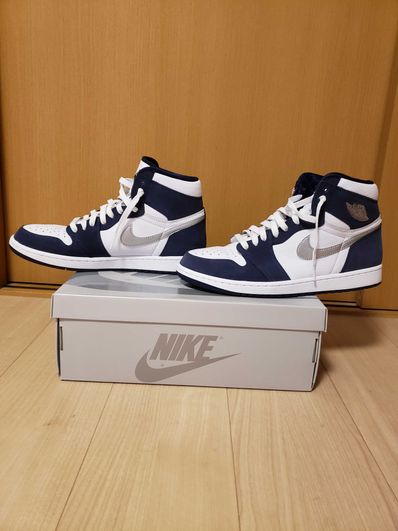 Nike Air Jordan 1 High OG CO.JP "White/Midnight Navy" (2020)(ブリーフケースなし)