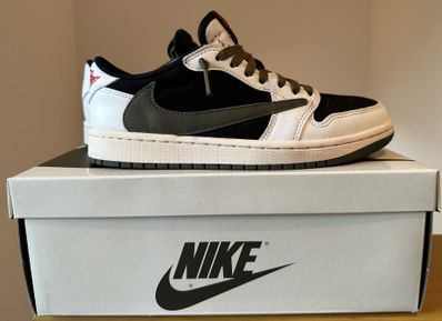 Travis Scott × Nike Women's Air Jordan 1 Low OG "Medium Olive"