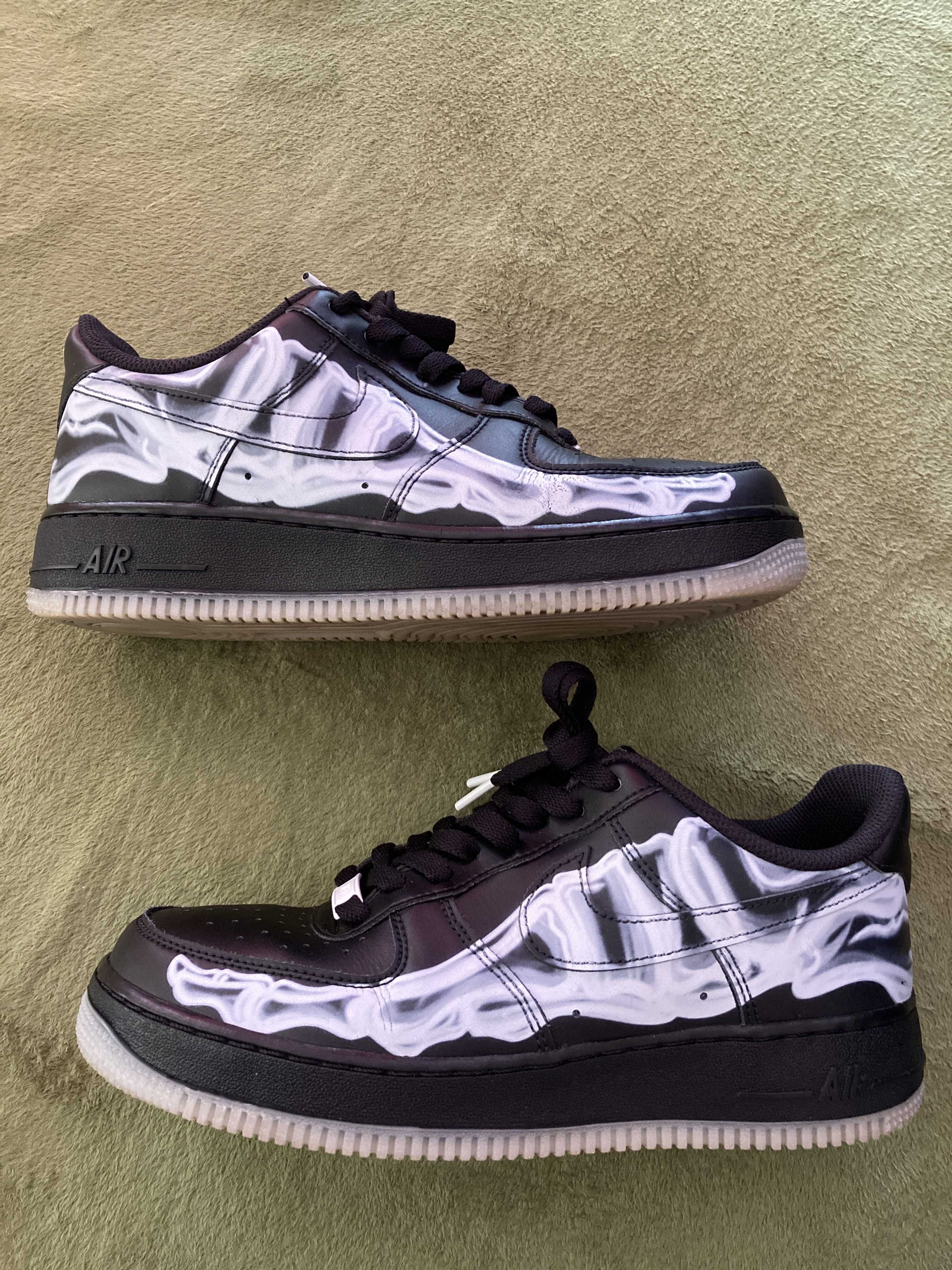 Nike Air Force 1 Low "Black Skeleton"