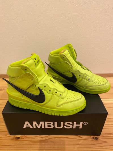 AMBUSH × NIKE DUNK HIGH "FLASH LIME"