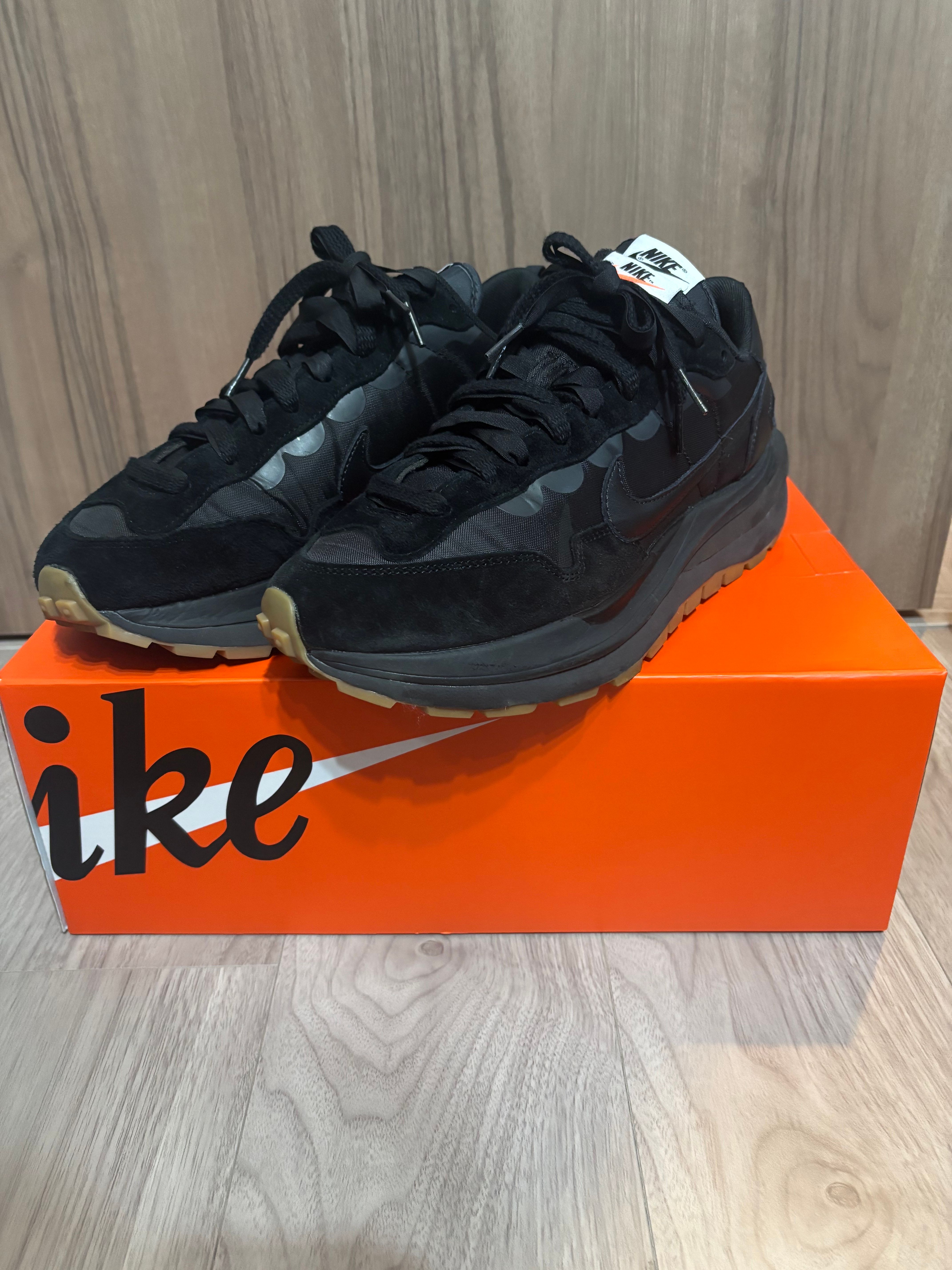 sacai × Nike VaporWaffle "Black Gum"