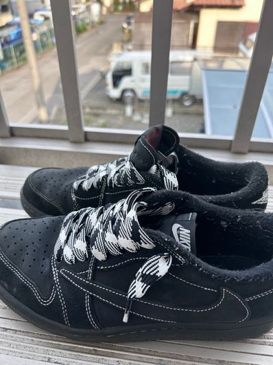 Travis Scott × Nike Air Jordan 1 Low OG SP "Black Phantom"
