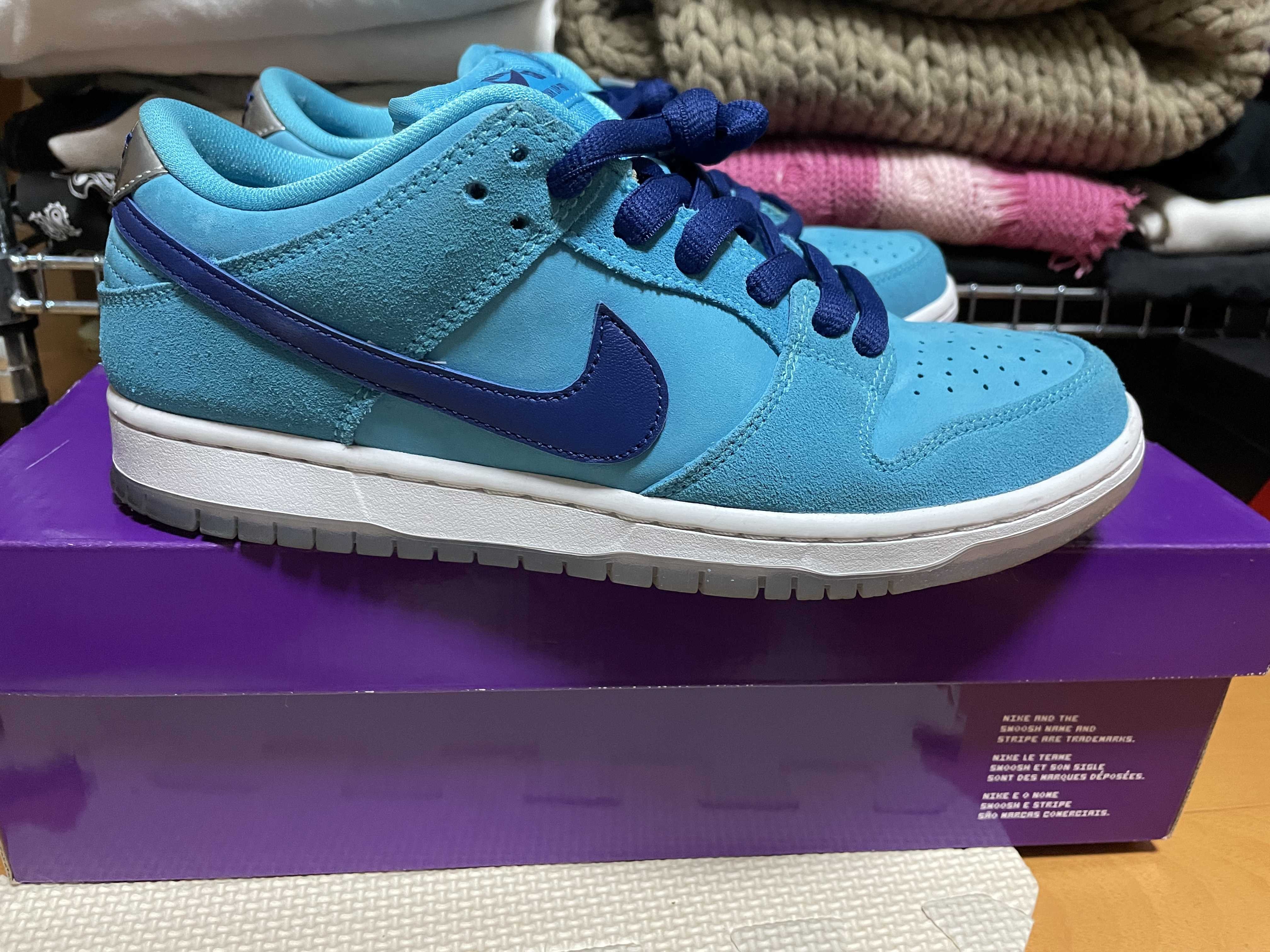 Nike SB Dunk Low Pro "Blue Fury/Deep Royal Blue"