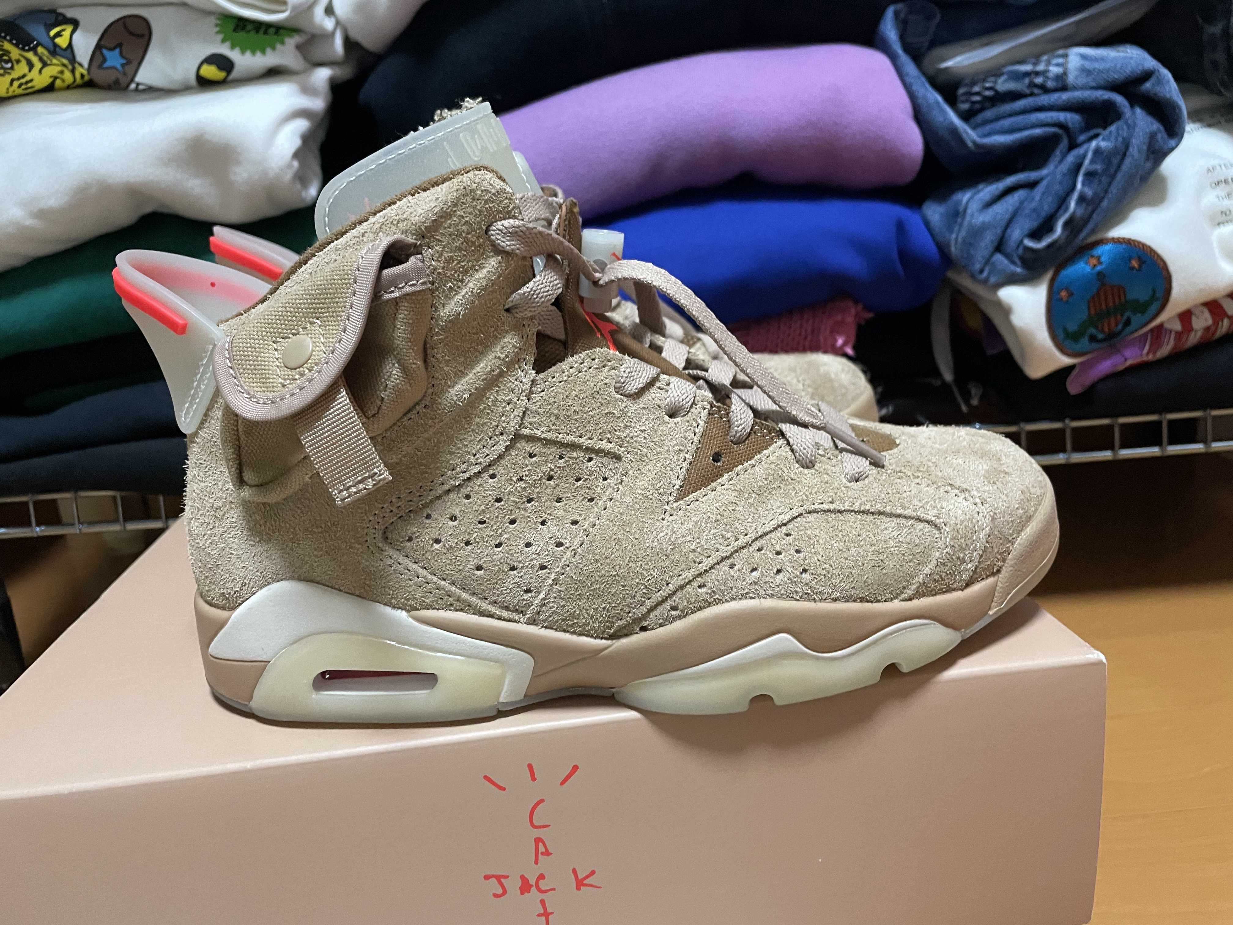 Travis Scott × Nike Air Jordan 6 "British Khaki"