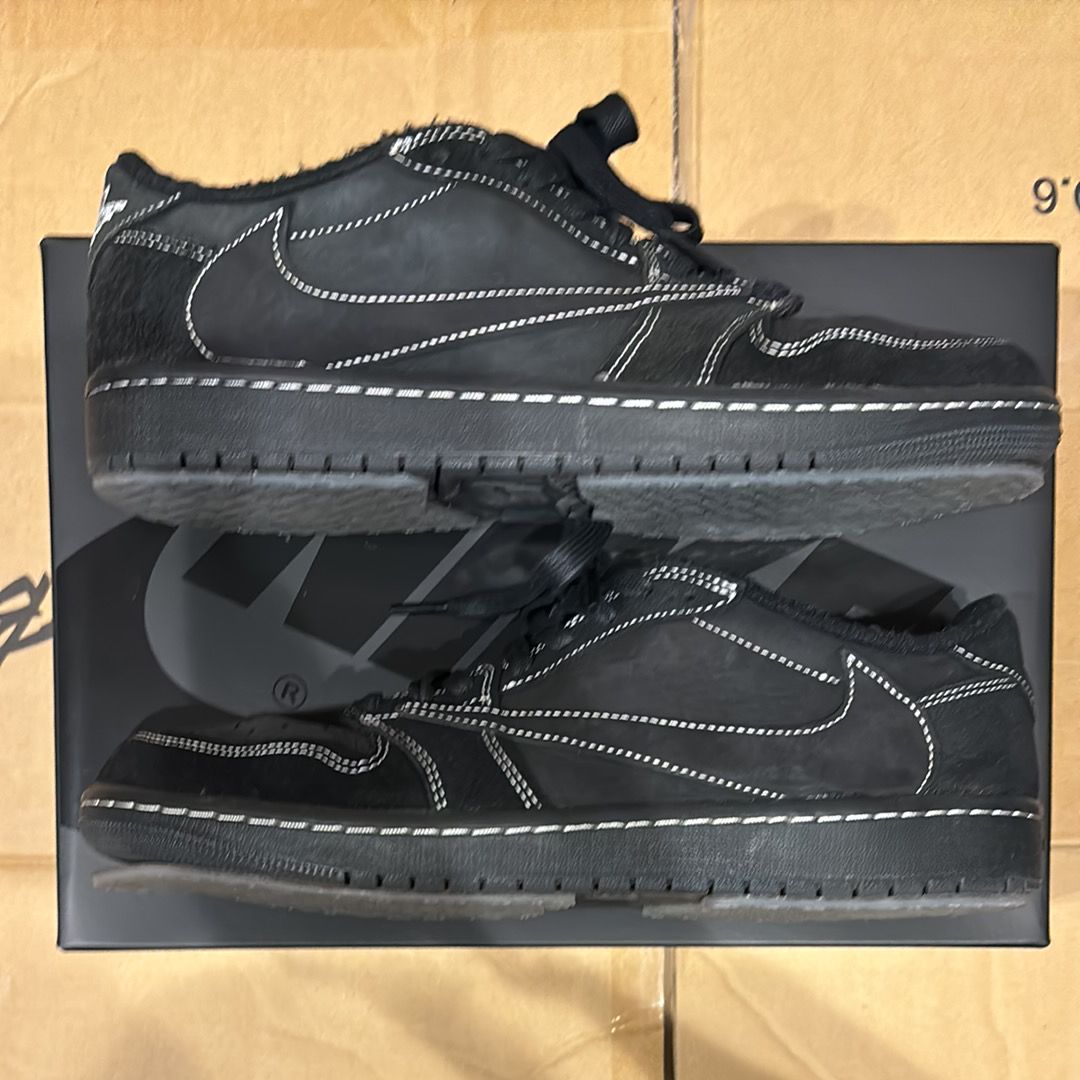 Travis Scott × Nike Air Jordan 1 Low OG SP "Black Phantom"