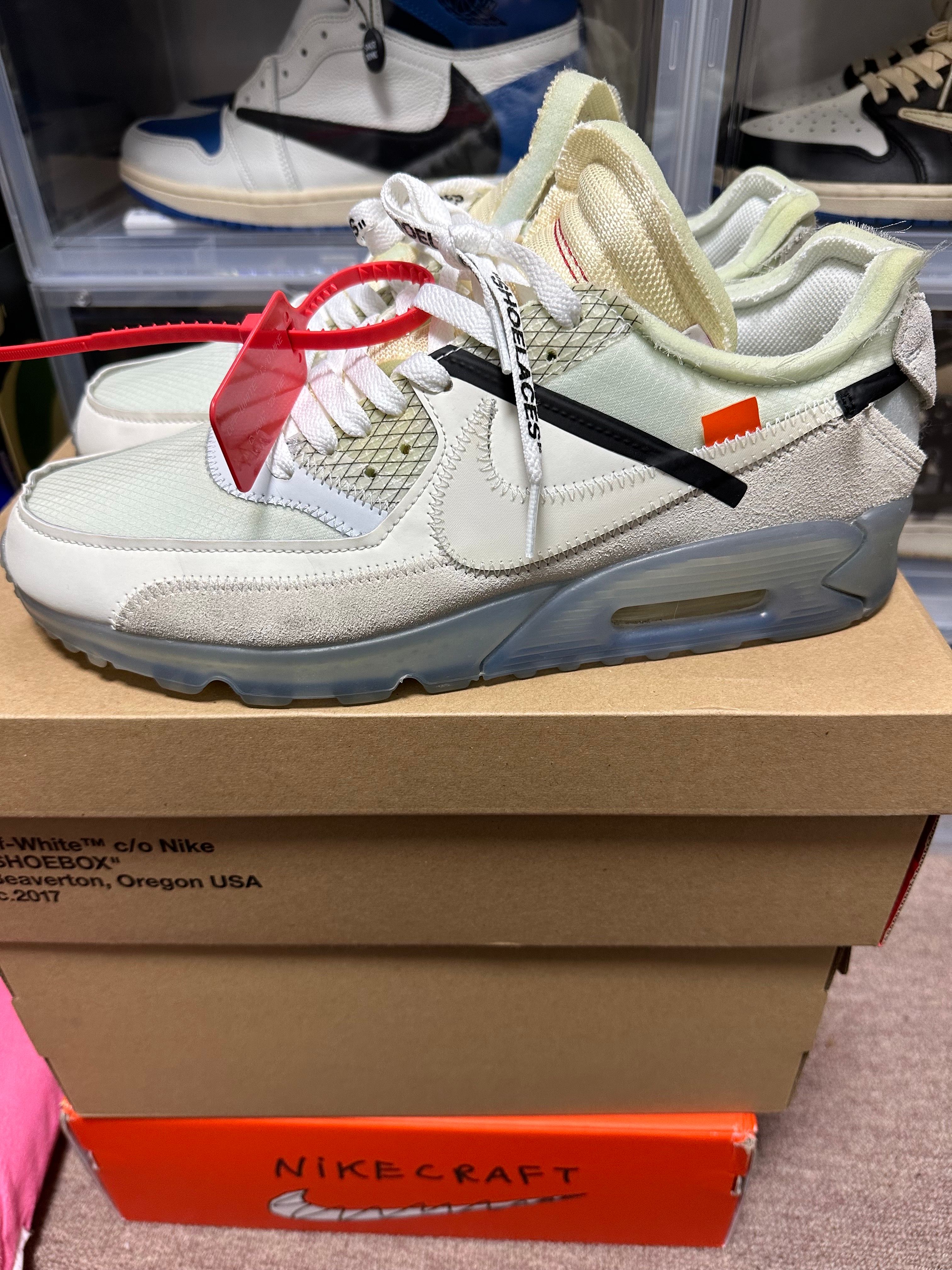 Off-White × Nike Air Max 90 "The 10/Sail"