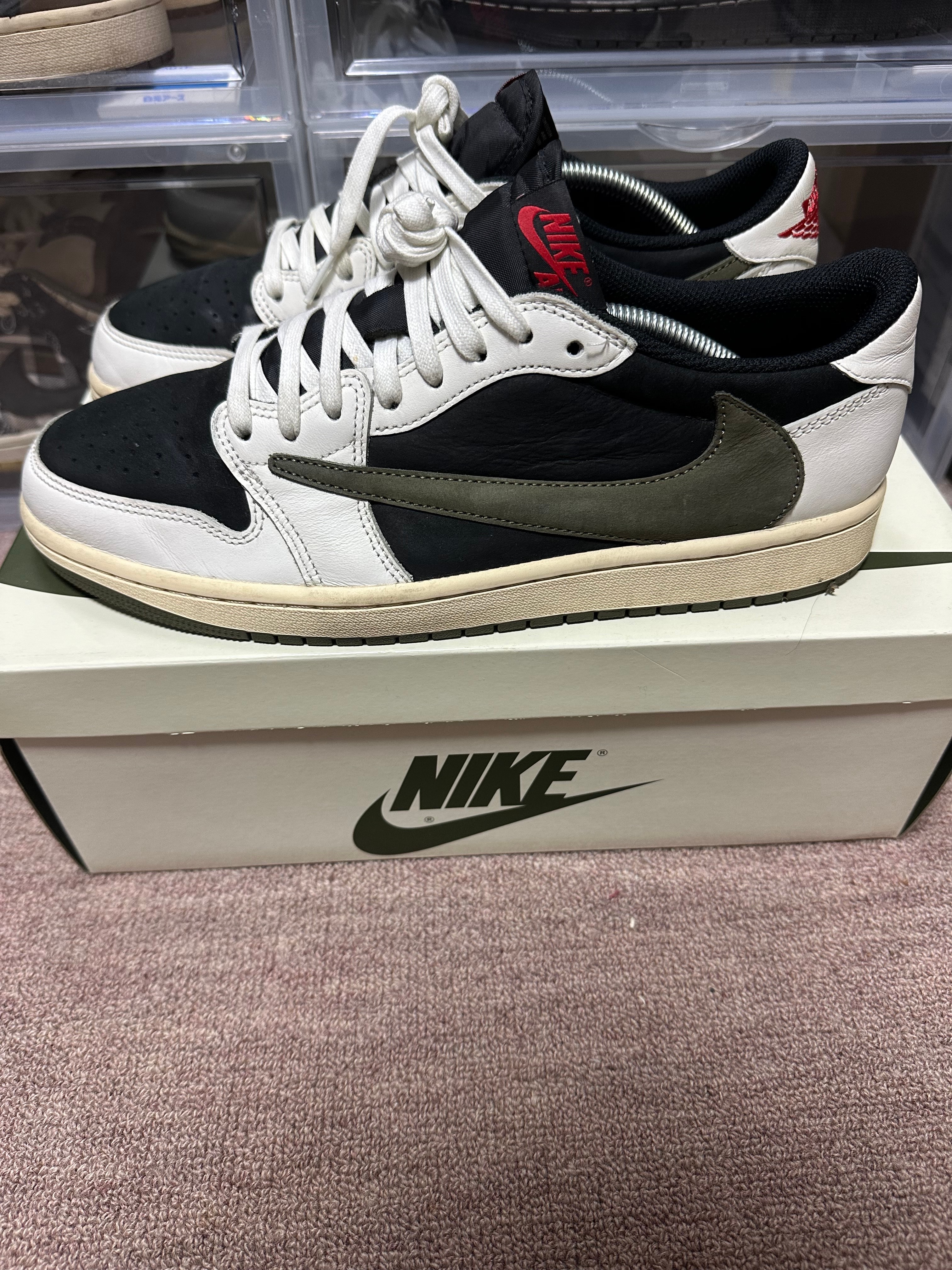 Travis Scott × Nike Women's Air Jordan 1 Low OG "Medium Olive"