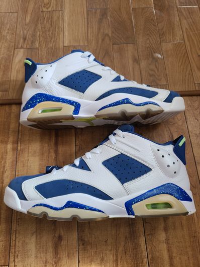 Air jordan 6 hot sale retro low seahawks