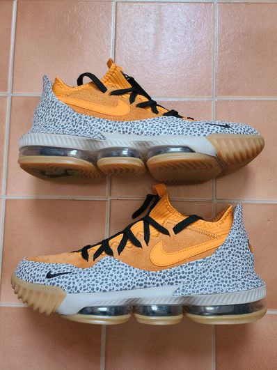 atmos × Nike LeBron 16 Low "Safari" (CD9471-800/CI3358-800)