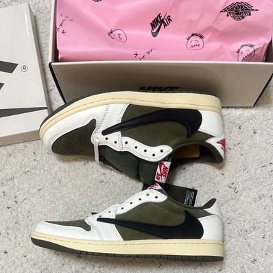 Travis Scott × Nike Air Jordan 1 Low OG SP "Reverse Olive"