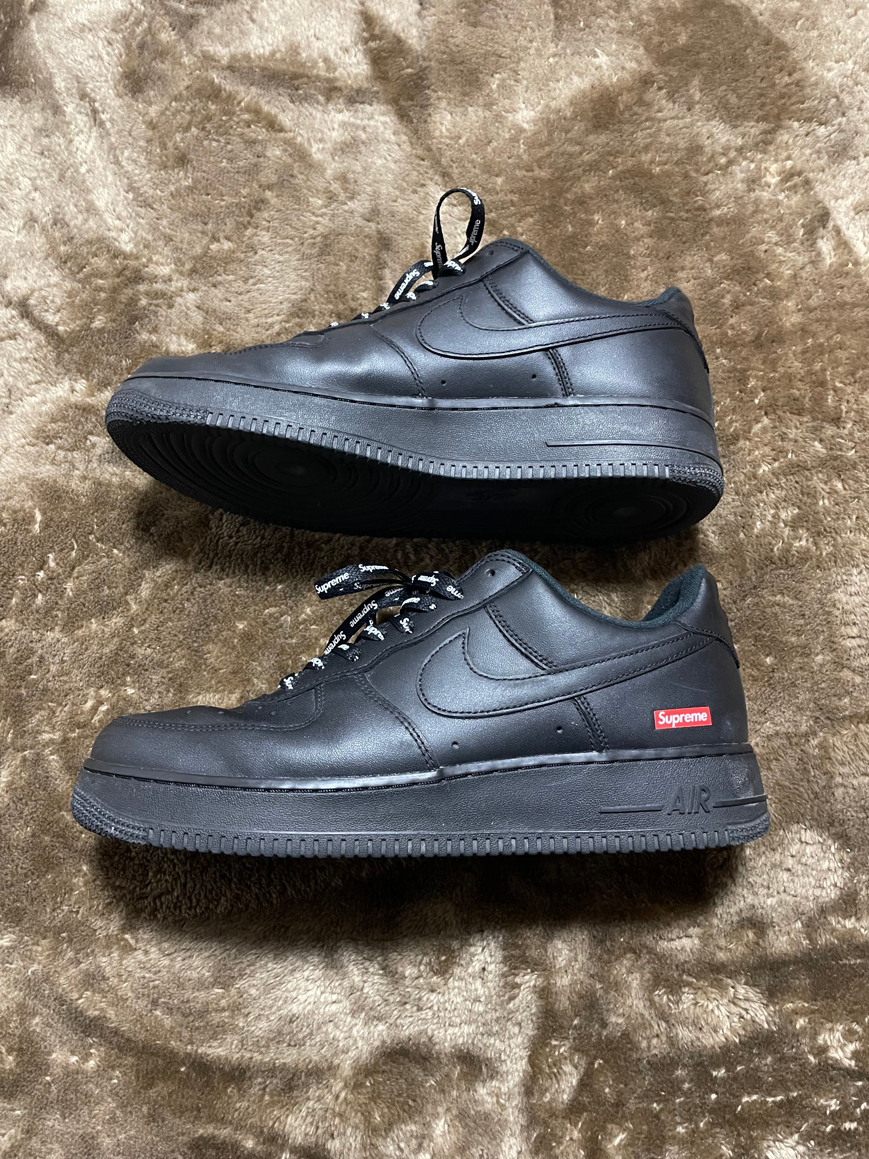 Supreme × Nike Air Force 1 Low "Black"