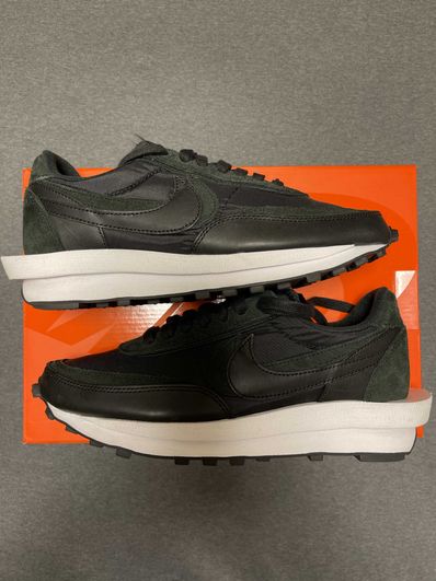 sacai × Nike LDV Waffle "Triple Black"