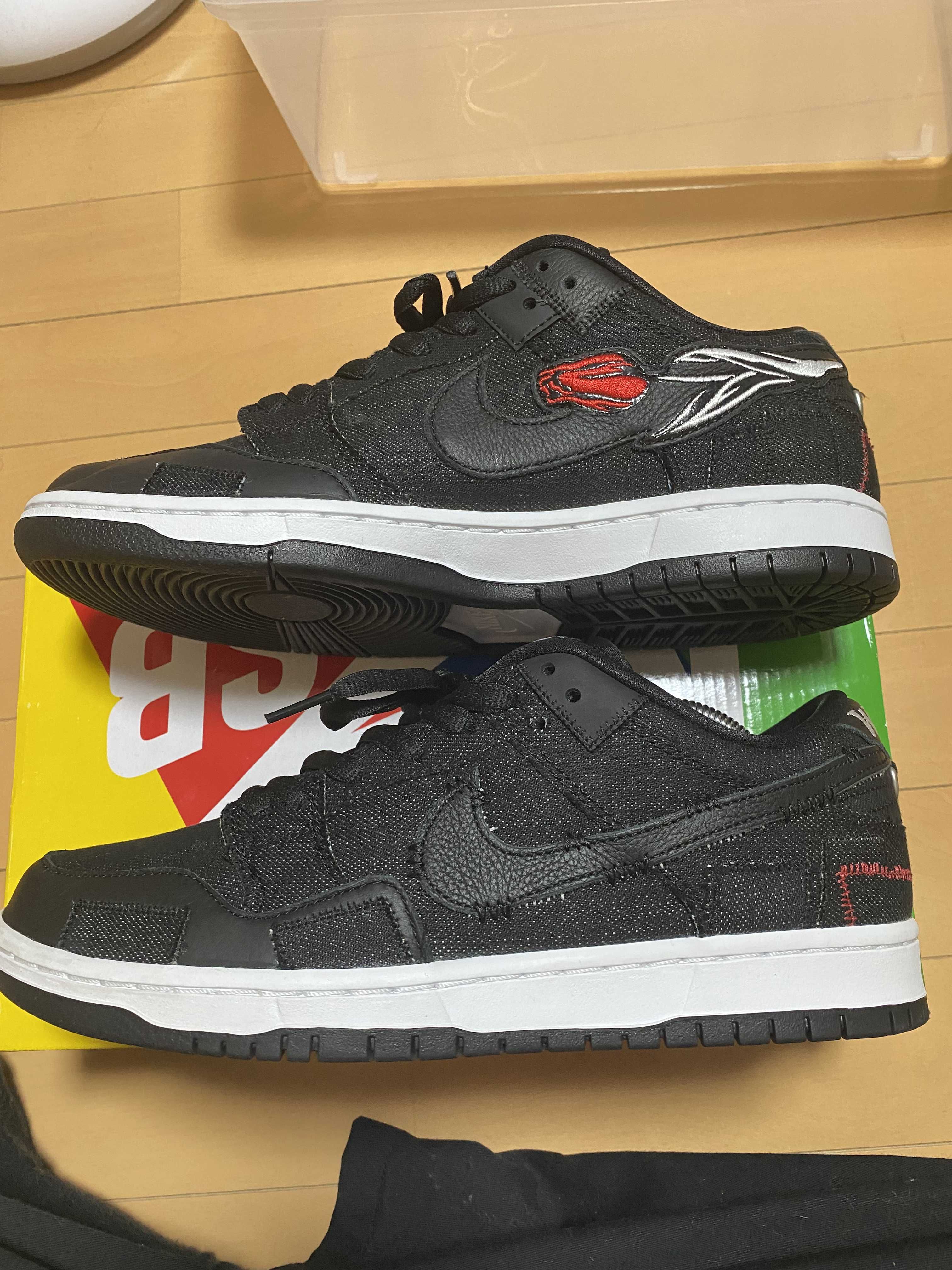 Wasted Youth × Nike SB Dunk Low "Black Denim" / VERDY