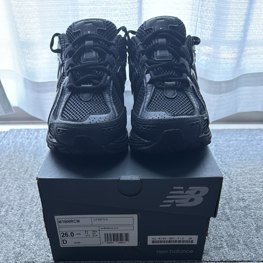 COMME des GARCONS HOMME × New Balance 1906R "Black"