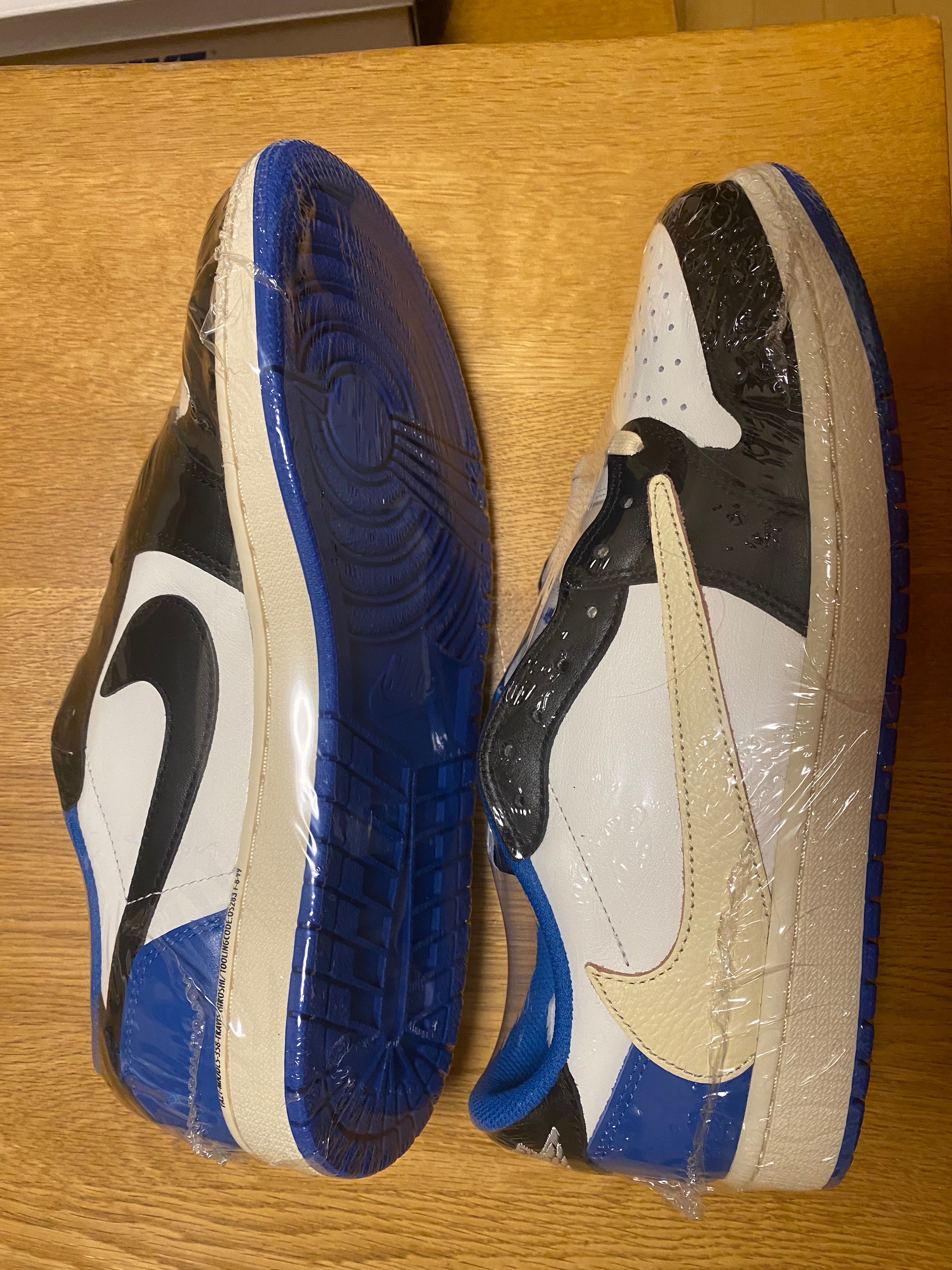 Travis Scott × fragment design × Nike Air Jordan 1 Low OG SP "Military Blue"