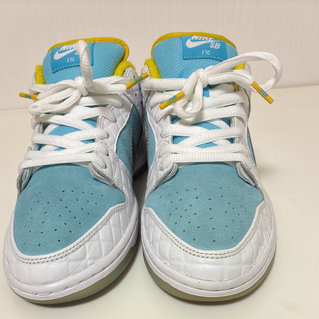 FTC × Nike SB Dunk Low "White/Blue"