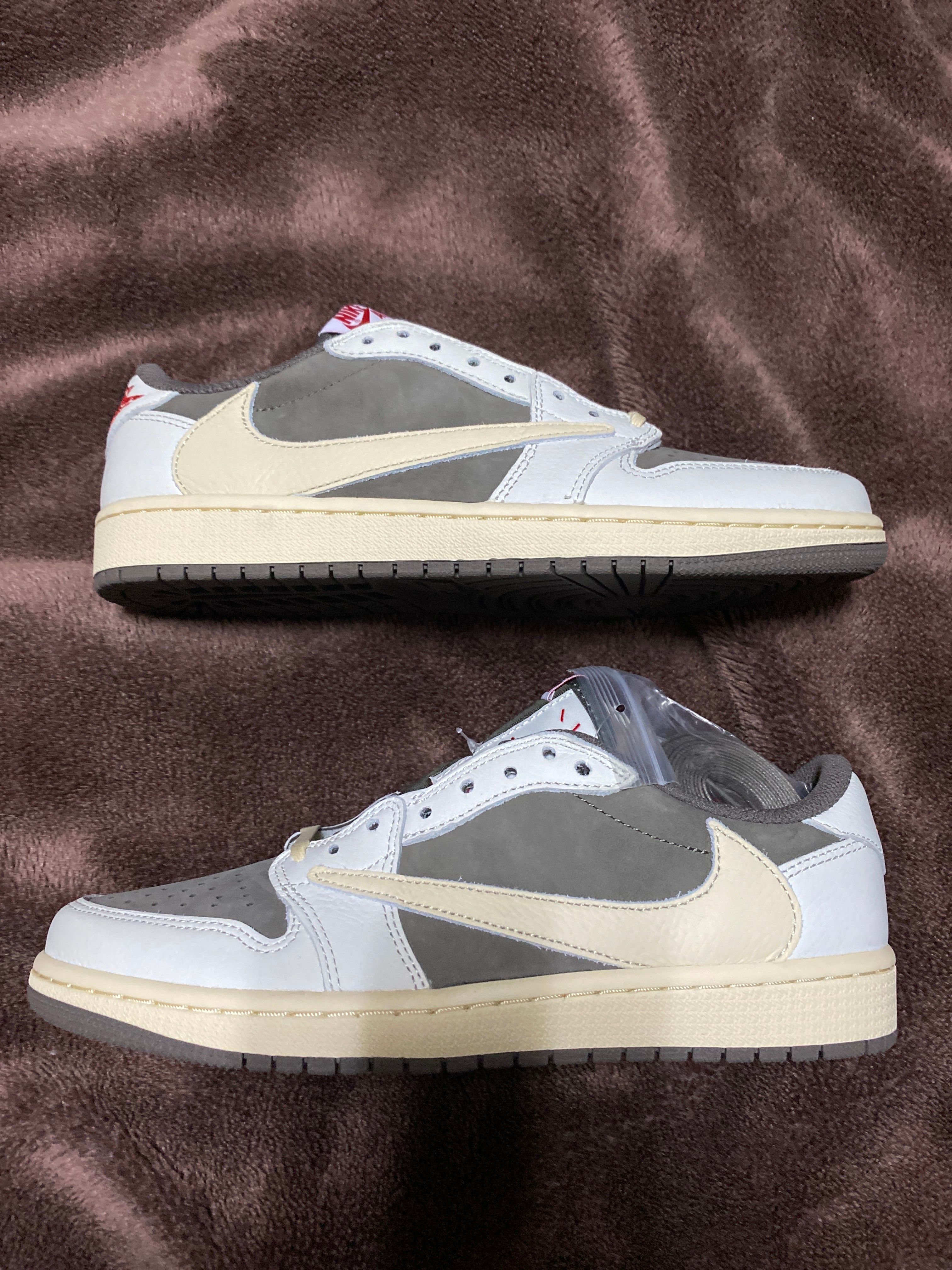 Travis Scott × Nike Air Jordan 1 Low OG SP "Reverse Mocha/Sail and Ridgerock"