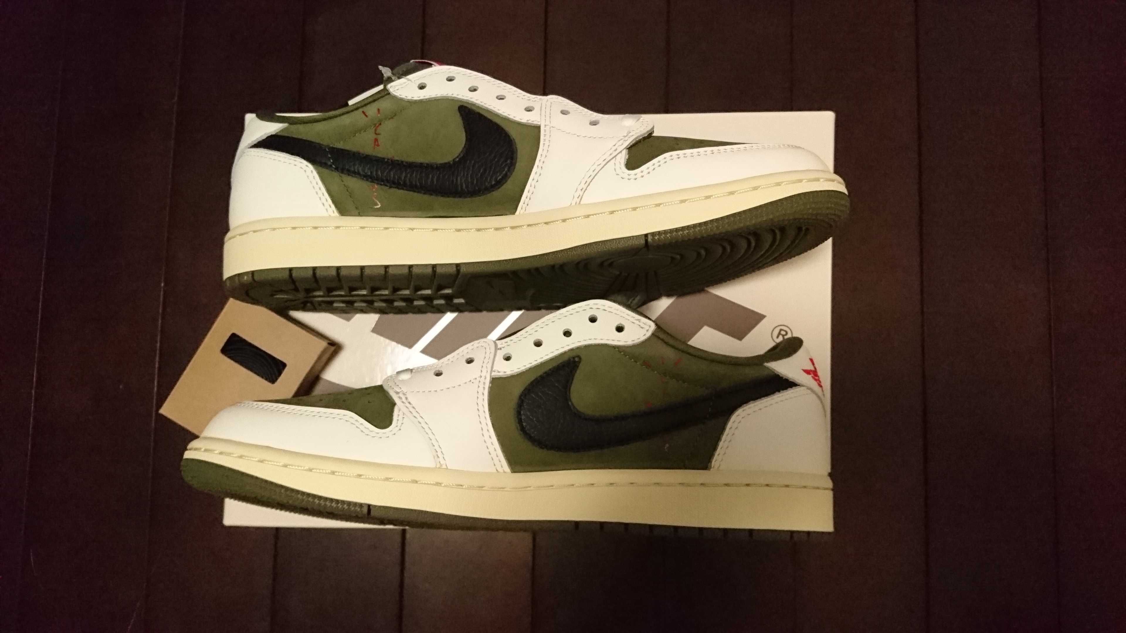 Travis Scott × Nike Air Jordan 1 Low OG SP "Reverse Olive"