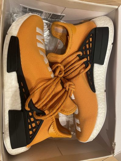 Pharrell Williams × adidas HUMAN RACE NMD "TANGERINE"