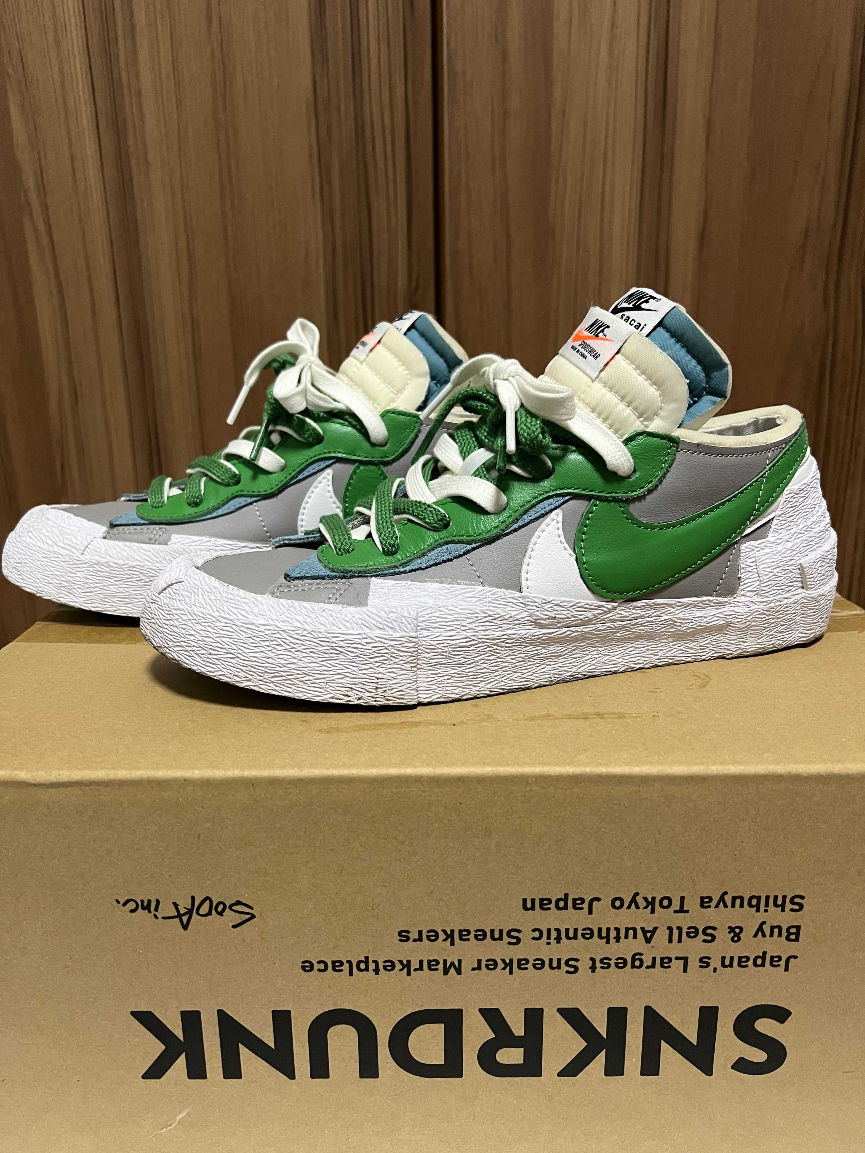 sacai × Nike Blazer Low "Classic Green"