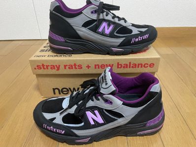 Stray Rats × New Balance 991 Made In England "Black"