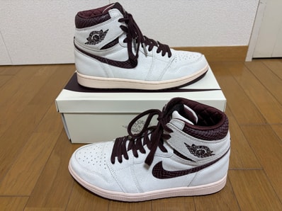 A Ma Maniere × Nike Air Jordan 1 Retro High OG "Sail and Burgundy"