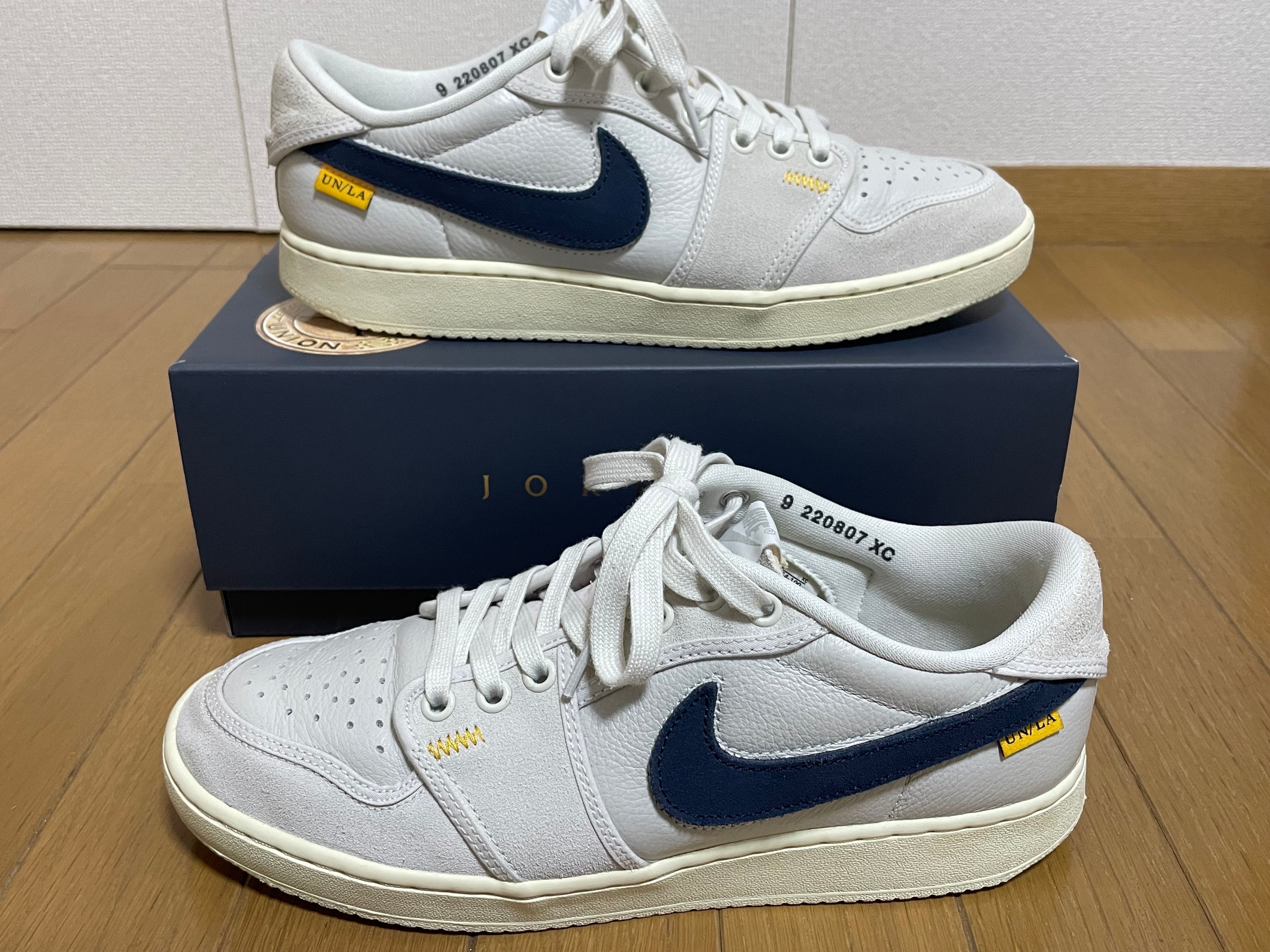 UNION × Nike Air Jordan 1 Low KO "Sail Leather"