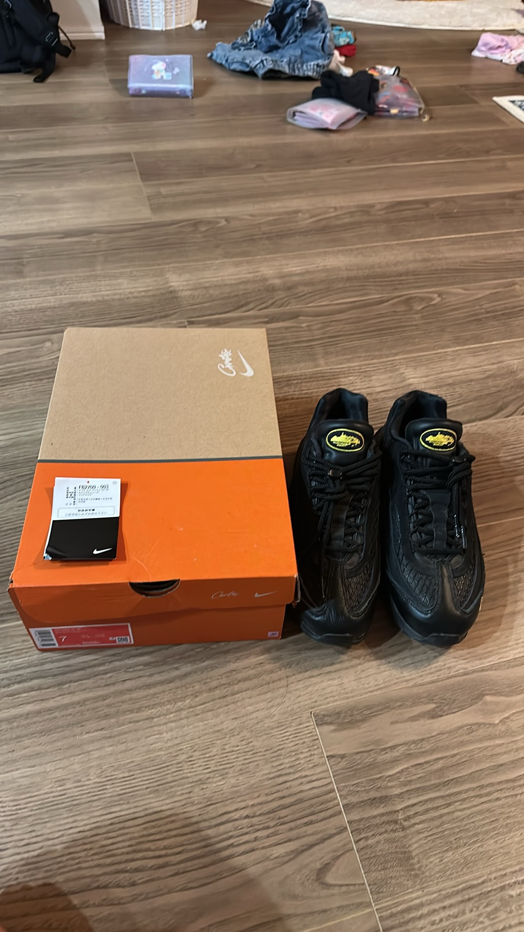 Corteiz × Nike Air Max 95 "Black and Tour Yellow"