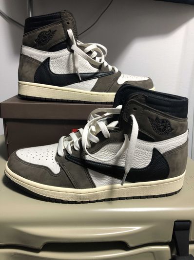 Travis Scott × Nike Air Jordan 1 Retro High OG TS SP "Sail/Dark Mocha"