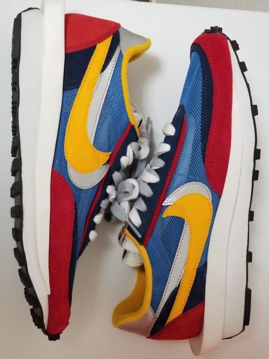 sacai × Nike LDV Waffle "Red/Blue"