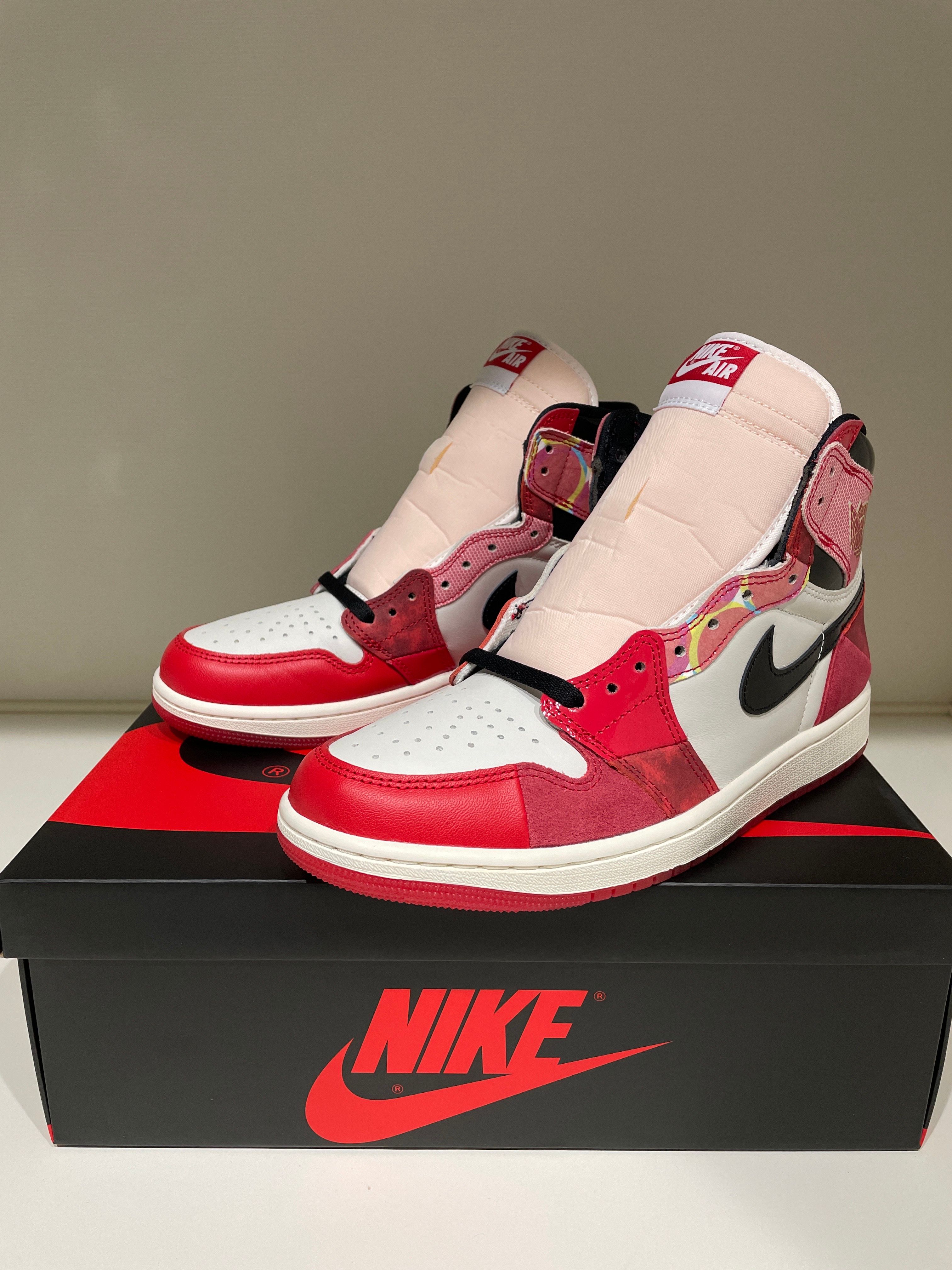 Spider-Man × Nike Air Jordan 1 Retro High OG SP "Spider-Man: Across the Spider-Verse/University Red"