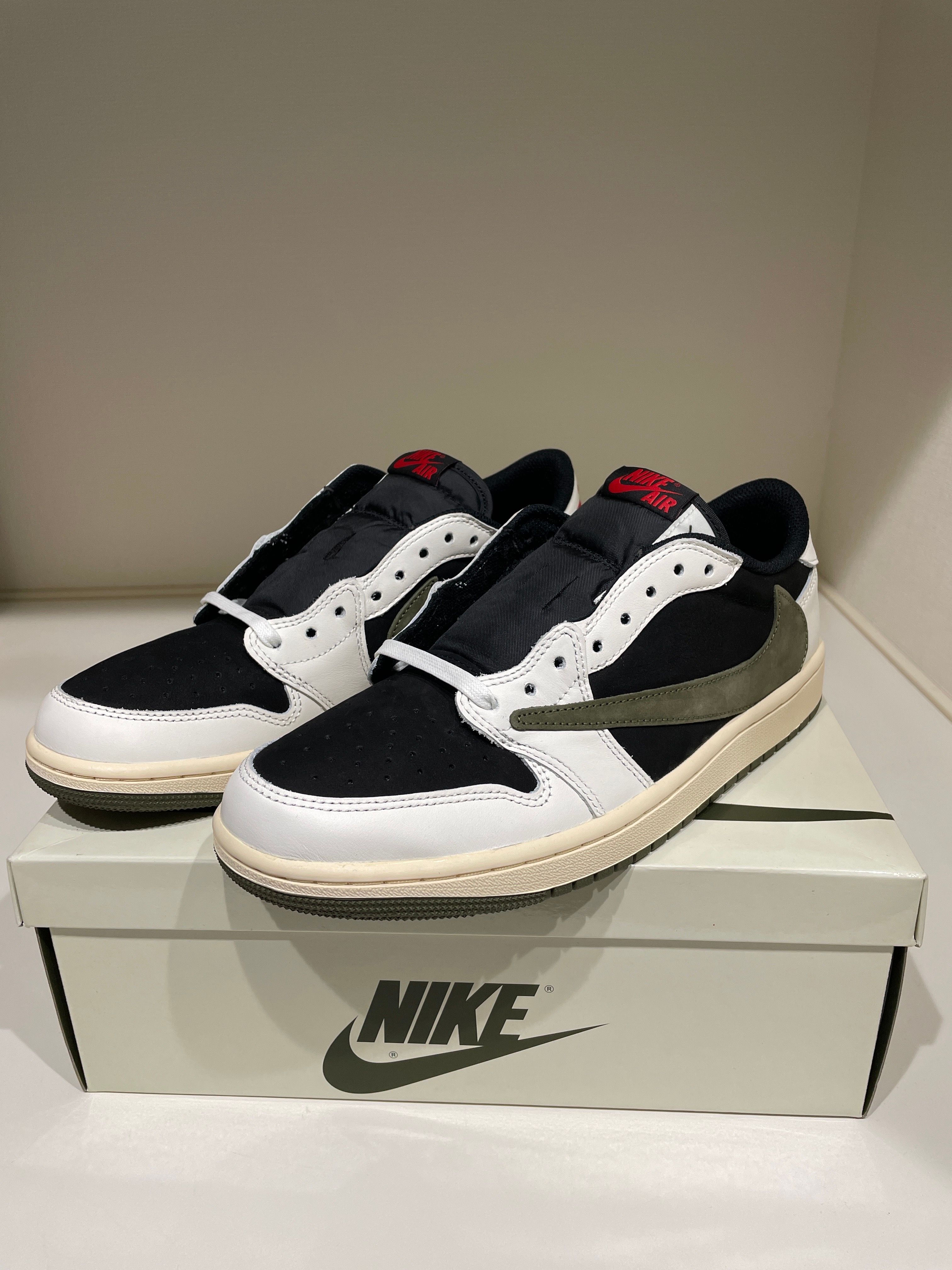 Travis Scott × Nike Women's Air Jordan 1 Low OG "Medium Olive"