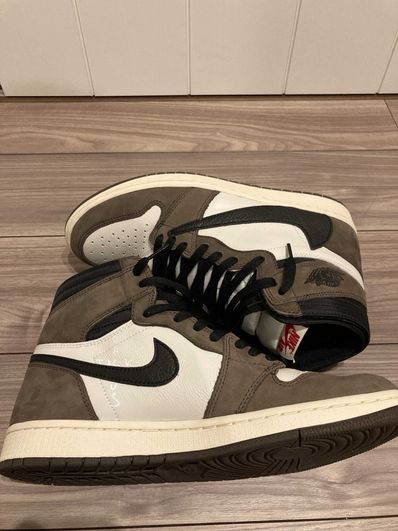 Travis Scott × Nike Air Jordan 1 Retro High OG TS SP "Sail/Dark Mocha"