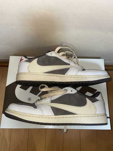 Travis Scott × Nike Air Jordan 1 Low OG SP "Reverse Mocha/Sail and Ridgerock"