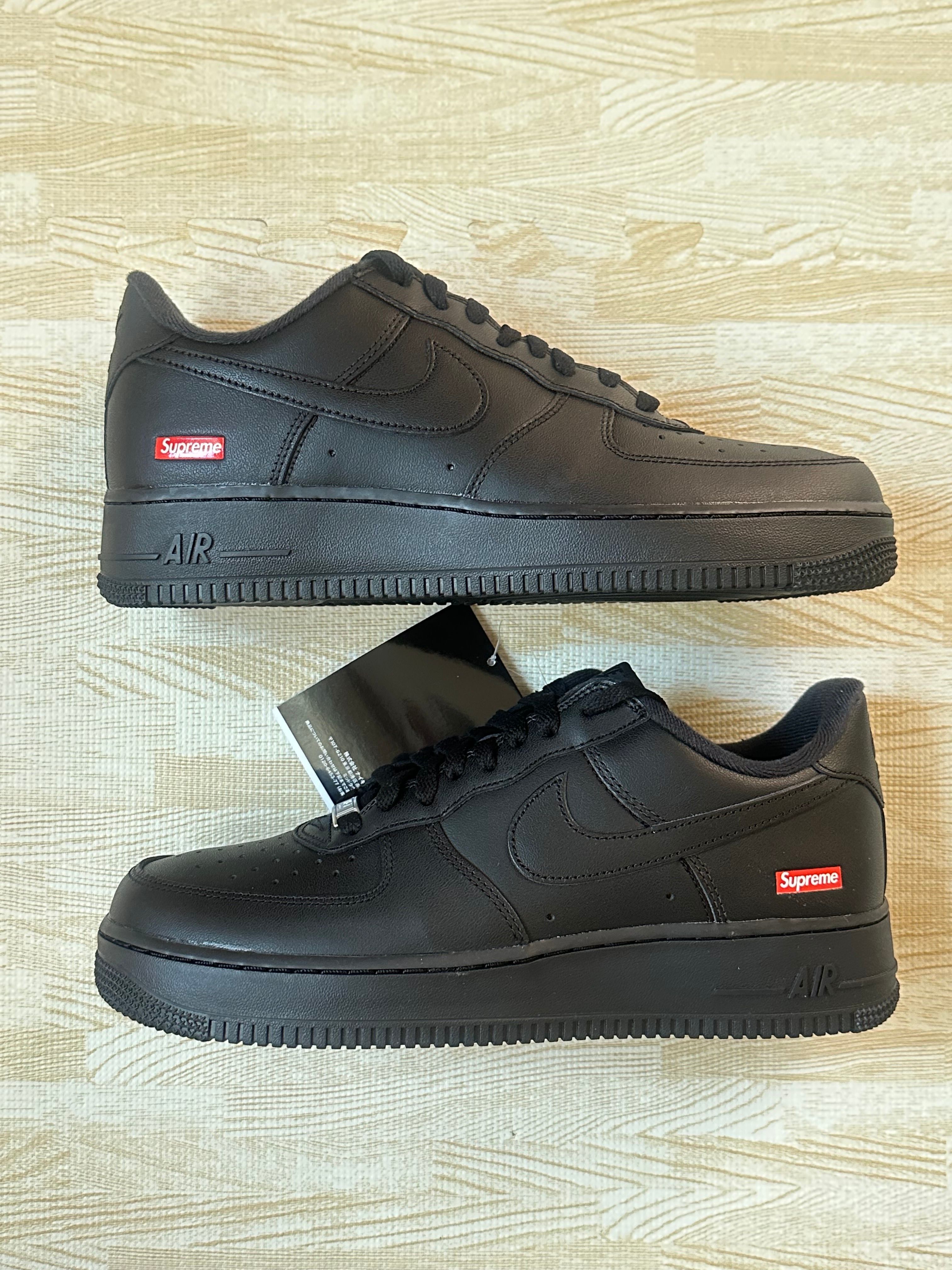 Supreme × Nike Air Force 1 Low "Black"