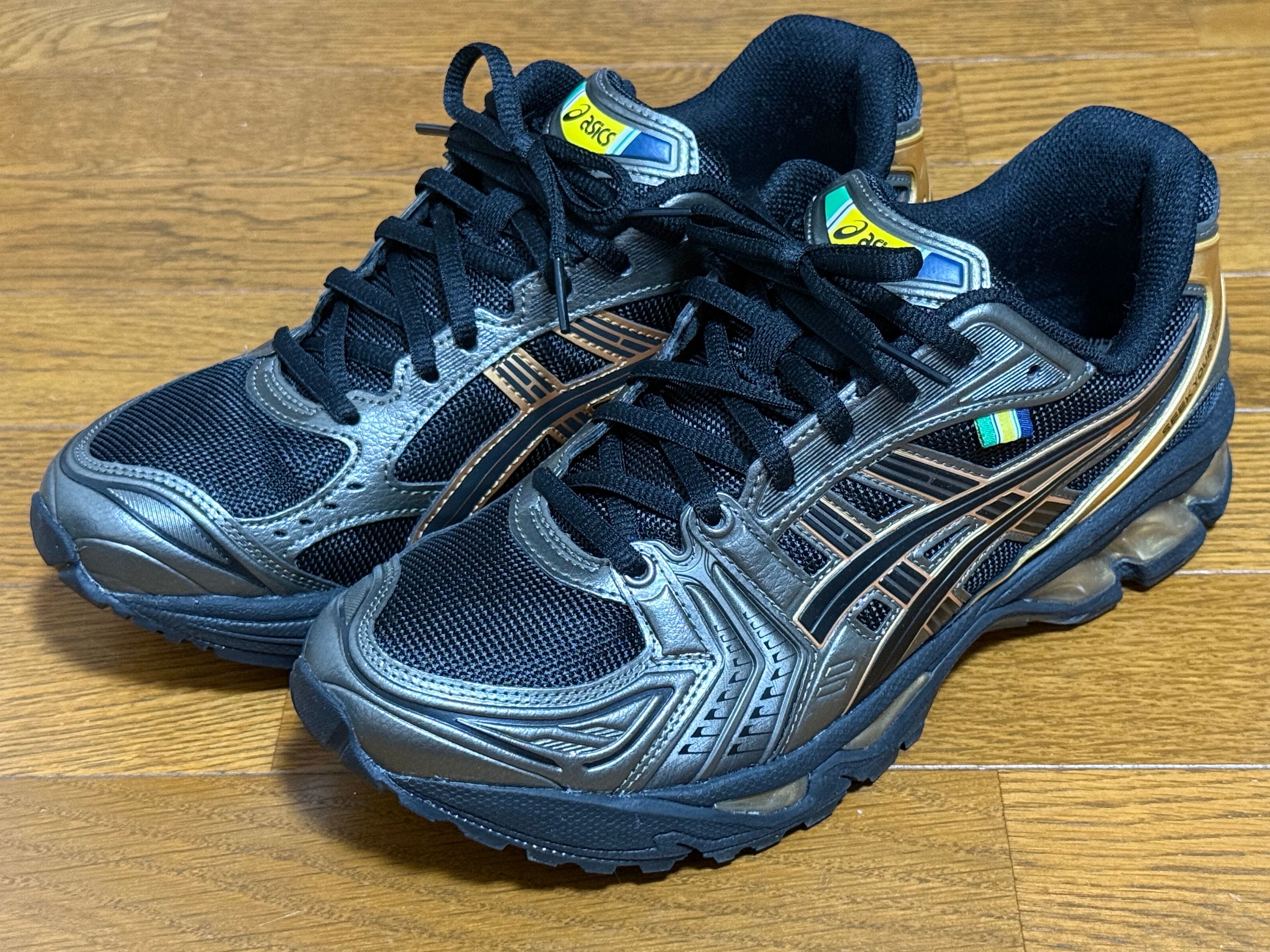 Ayrton Senna × Asics Gel-Kayano 14 "Black/Pure Gold"