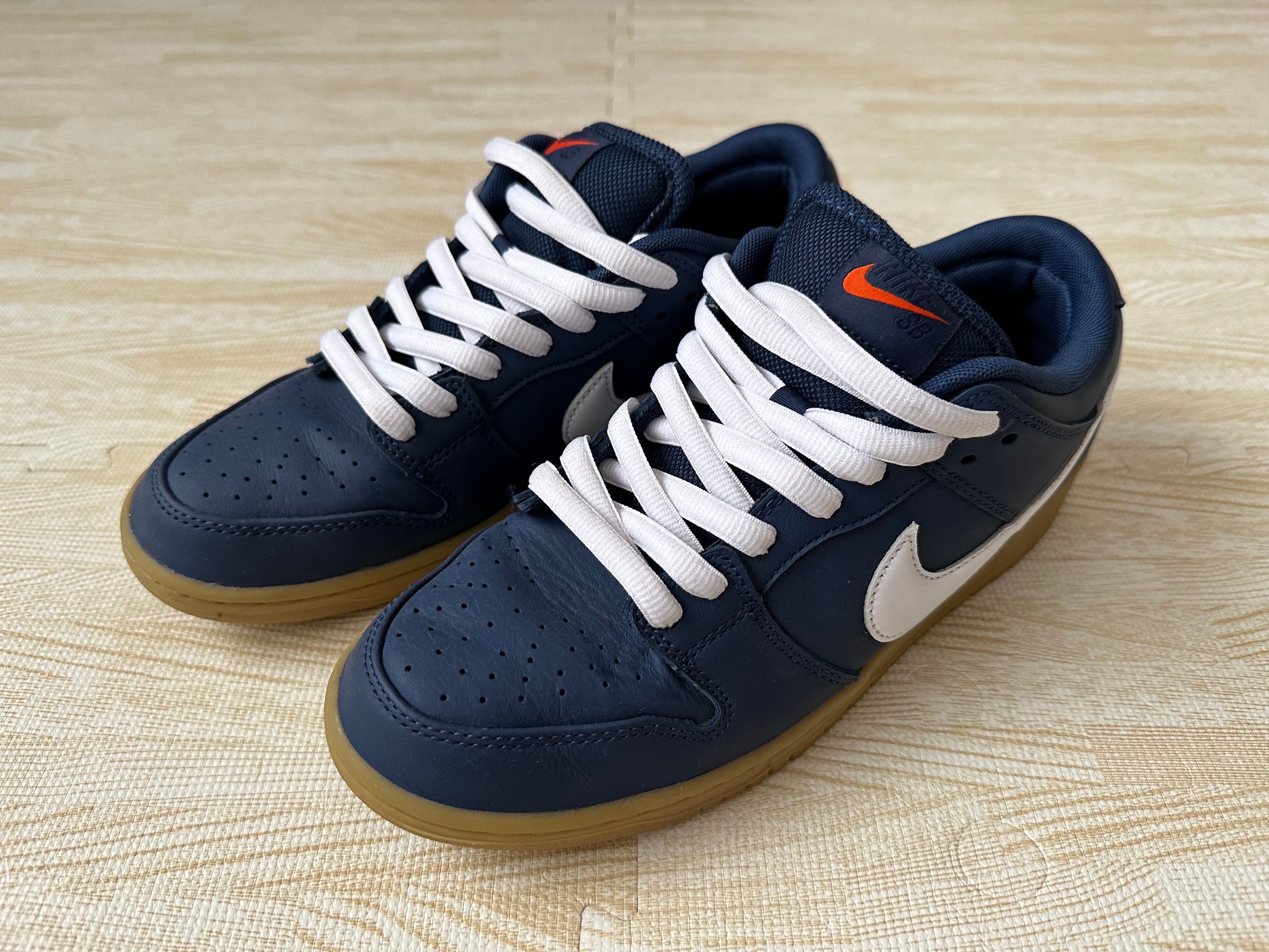 Nike SB Dunk Low Pro ISO Orange Label "Navy Gum"