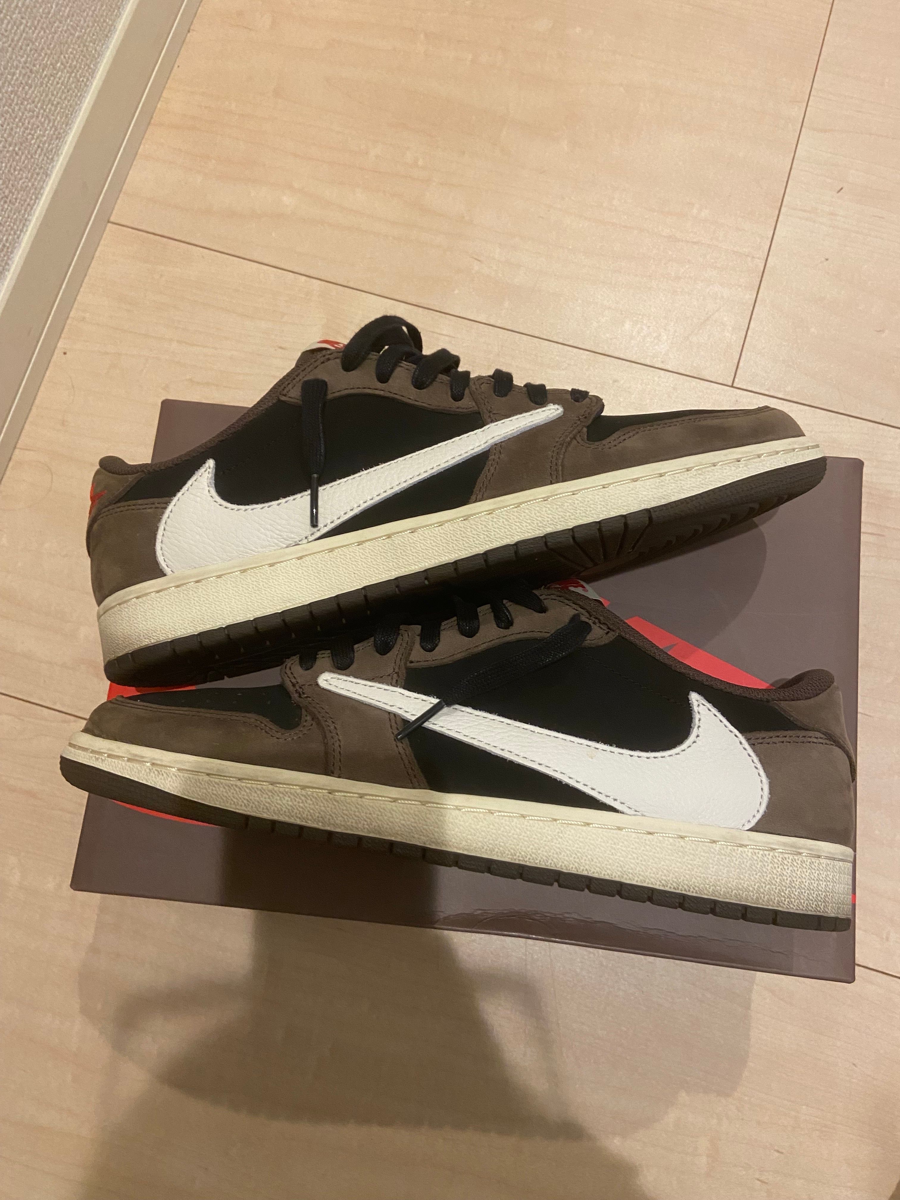 Travis Scott × Nike Air Jordan 1 Low OG SP-T "Black/Dark Mocha"